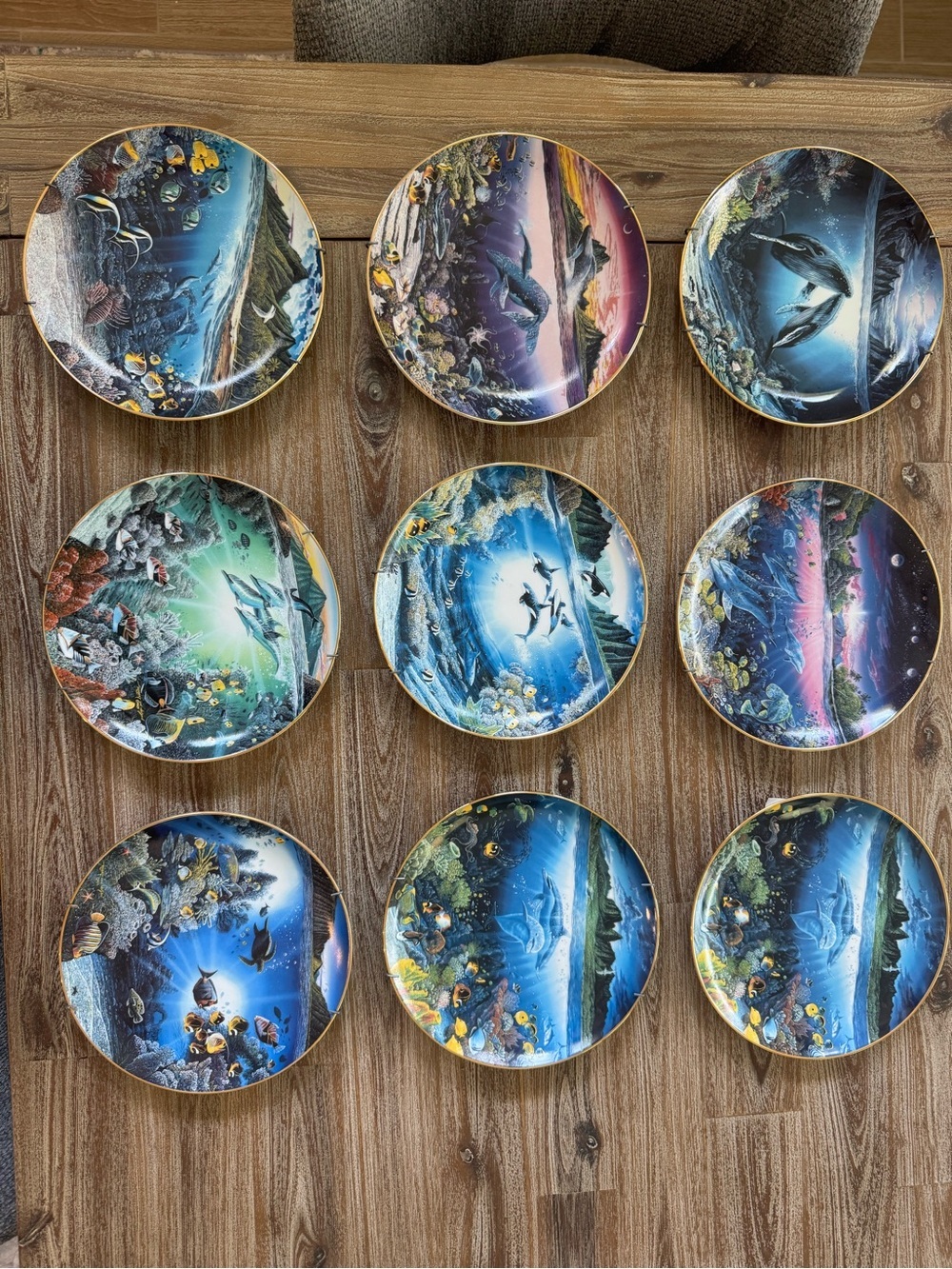 Robert Nelson Danberry mint decorative collectors plates. PRISTINE condition.